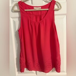 Elegant Pink Sleeveless Top